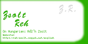 zsolt reh business card